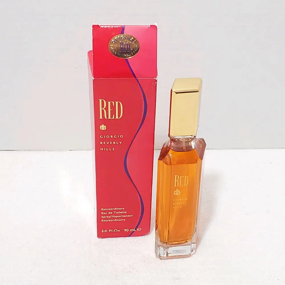 Giorgio Beverly Hills RED Vintage Classic Eau de Toilette Spray, 3.0 oz/90ml