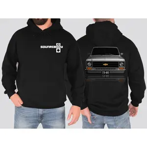 Chevy Square Body C10 Classic Pickup Hoodie, For Chevy Fans , Streetwear for Car & Truck Lovers, Cotton Graphic Hoodie, Made in USA, Full Sizes Full Colors