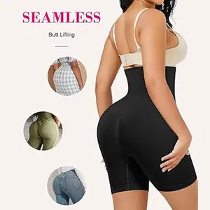 1pc Seamless Shaping   for Women – Tummy Control Shapewear Slip Shorts Under Dress Compression  high waisted bbls Removable Strap Strapless Butt Lifter corset