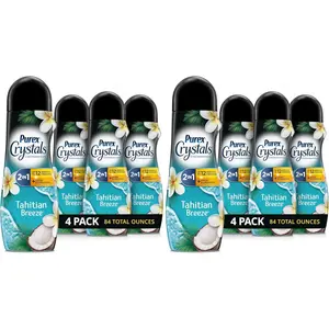 Crystals in-wash Fragrance and Scent Booster,Tahitian,21 Ounce,(Pack of 8)
