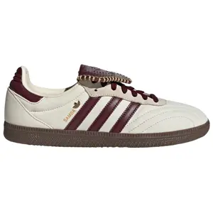 Adidas Samba LT Cream White Maroon Women's Sneaker - Authentic Original Athletic Sports Soccer Football Trainer Long Tongue Brown Fashion Shoe fashion sneaker Pink tiktokshopspringglowup Women Mid cute shoes, Multi-Tone Casual Trainers, Size-Matched Casua