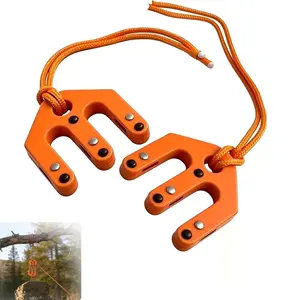 Pulley System,Hoist Block and Tackle System, Ultralight Hunting Game Hoist, Portable Nylon Block and Tackle Pulley System, Game Hoist, Compact Game Lifting Tool for Backcountry Hunting