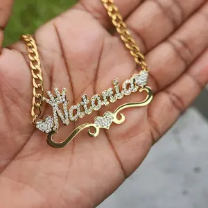 customize diamond necklace Female Female