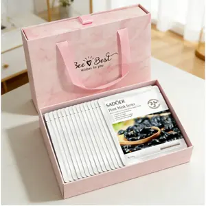 Black Bean Hydrating Face Mask Gift Set 20pcs | Spring Summer Moisturizing Skincare For Gifting