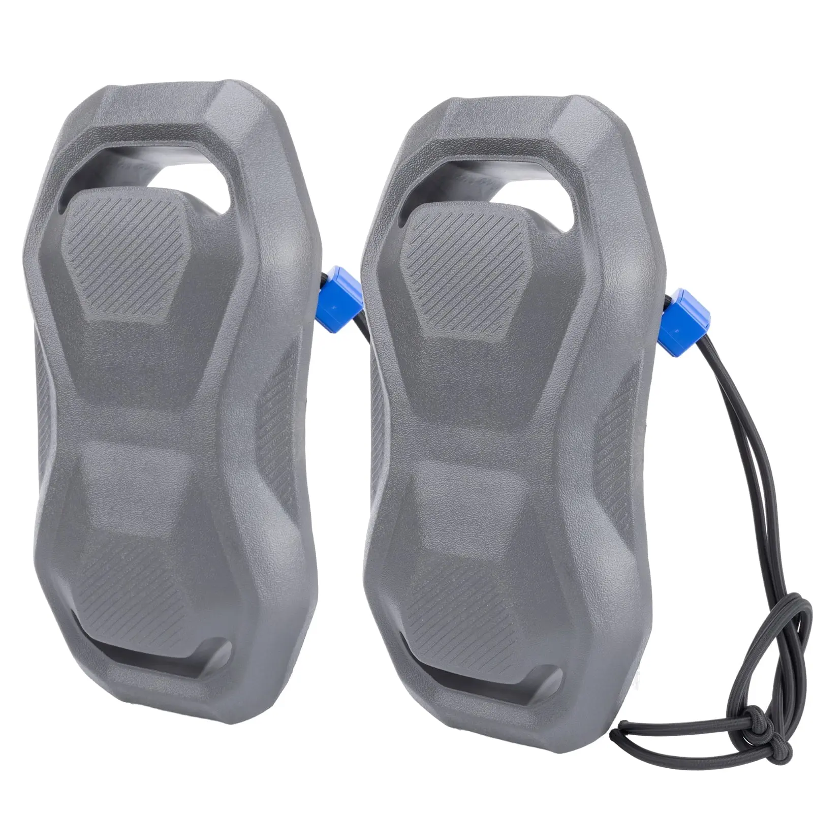 2-Pack Upgraded EVA Foam Marine Bumpers - Inflation-Free, Quick-Strap Scratch Guard for Docking, Fits Bass, Jon Vessels