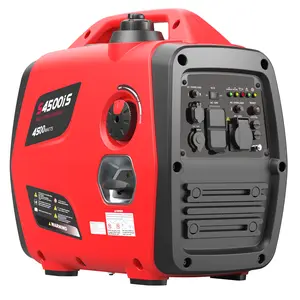 4500W Portable Generator Super Quiet Inverter Generator Ultra Lightweight for Home Backup Outdoor Camping, RV Ready Parallel Capable, Long Run Time, CO Sensor Protect, EPA, ECO Mode