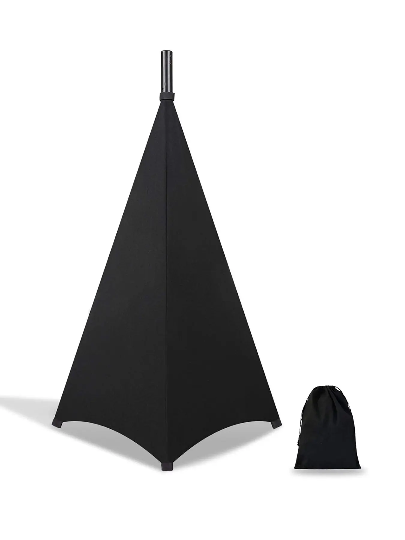 1pcs Audio Speaker Stand Cover Dj Bag, Portable 360 Degree Coverage Protection, Tripod Screen for Speakers/lights, Includes Travel Bag