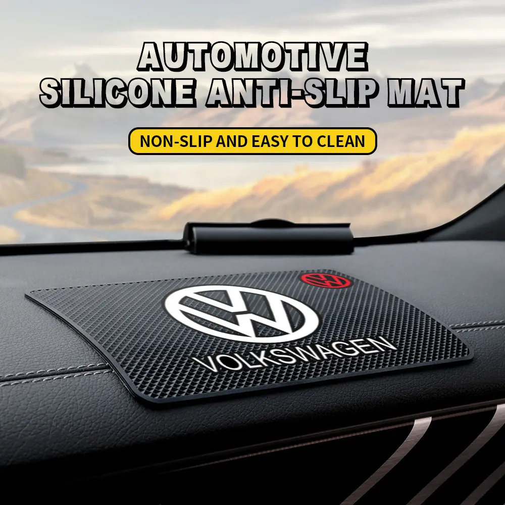 1/2PCS Car Dashboard Non-slip Silicone Sticky Pads Auto Accessories For Volkswagen VW Golf 4motion MTM Blue Motion Polo Scirocco CADDY Beetle Passat Touareg Jetta Tiguan Touran TSI TDI R32 MK4