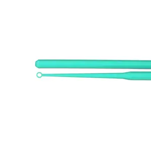 American Hospital Supply Disposable Ear Curette, 4 mm Round Tip, Green