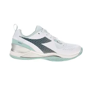 diadora Womens Blushield Torneo 2 Clay Tennis Sneakers Shoes - Blue, White