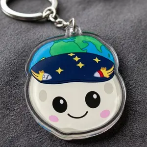 Rise Nasa Mascot Indicator Plush Keychain Artemis Inspired Cute Space Mascot, NASA Fan Gift, Backpack Charm, Space Lover Keychain
