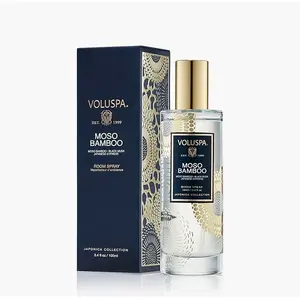 Voluspa Room Spray - Elegant Glass Vessel with Gold Accents - Japonica Collection - Fragrant Scented Aroma for Your Space
