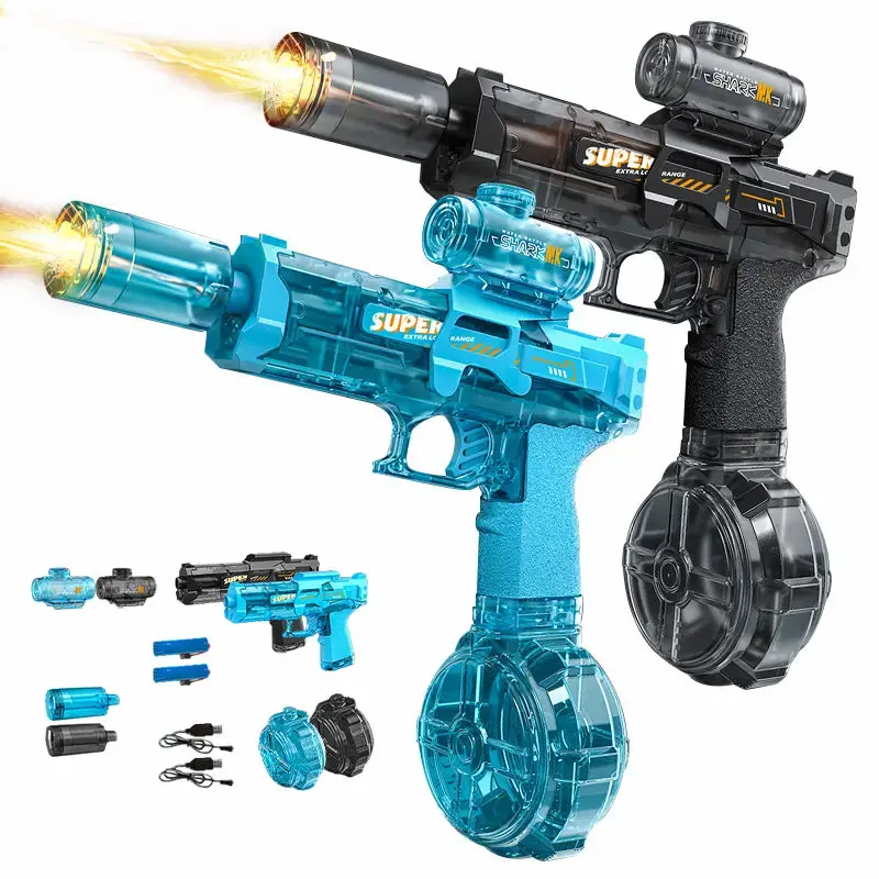 Electric Water Gun for Adults & Kids, AutomaticWater Guns High Capacity 500+, Water SquirtGuns, Long Range Water Pistol BlasterSoaker,Summer Pool Toys