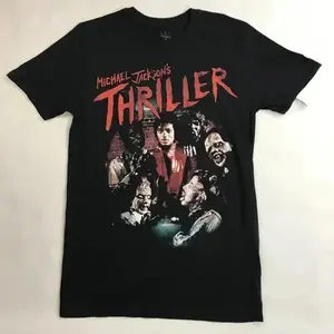 [Sale Up To 30%] Michael Jackson Thriller Men's Short Sleeve Graphic Tee T-Shirt Size L