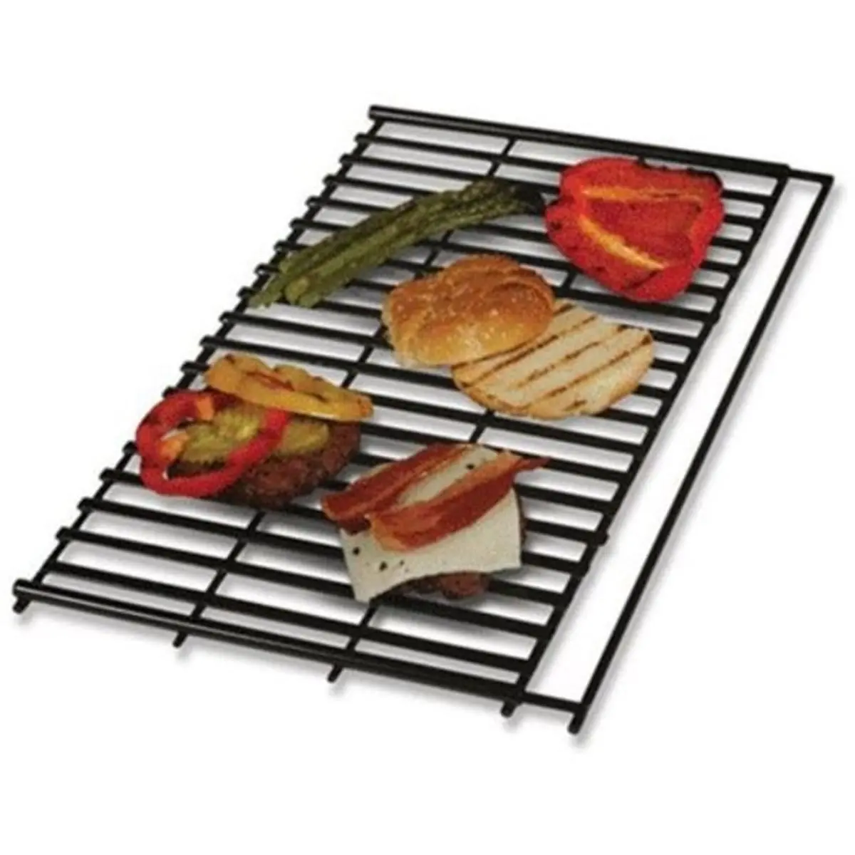 Char-Broil 133497 Porcelain-Coated 19 in. Pro-Sear Grill Grid, 3.43 lbs Grill Grates Barbecue Tool Set, Heats Up Faster, Cools Down Quicker, 19 Inches, Cool Down Quicker