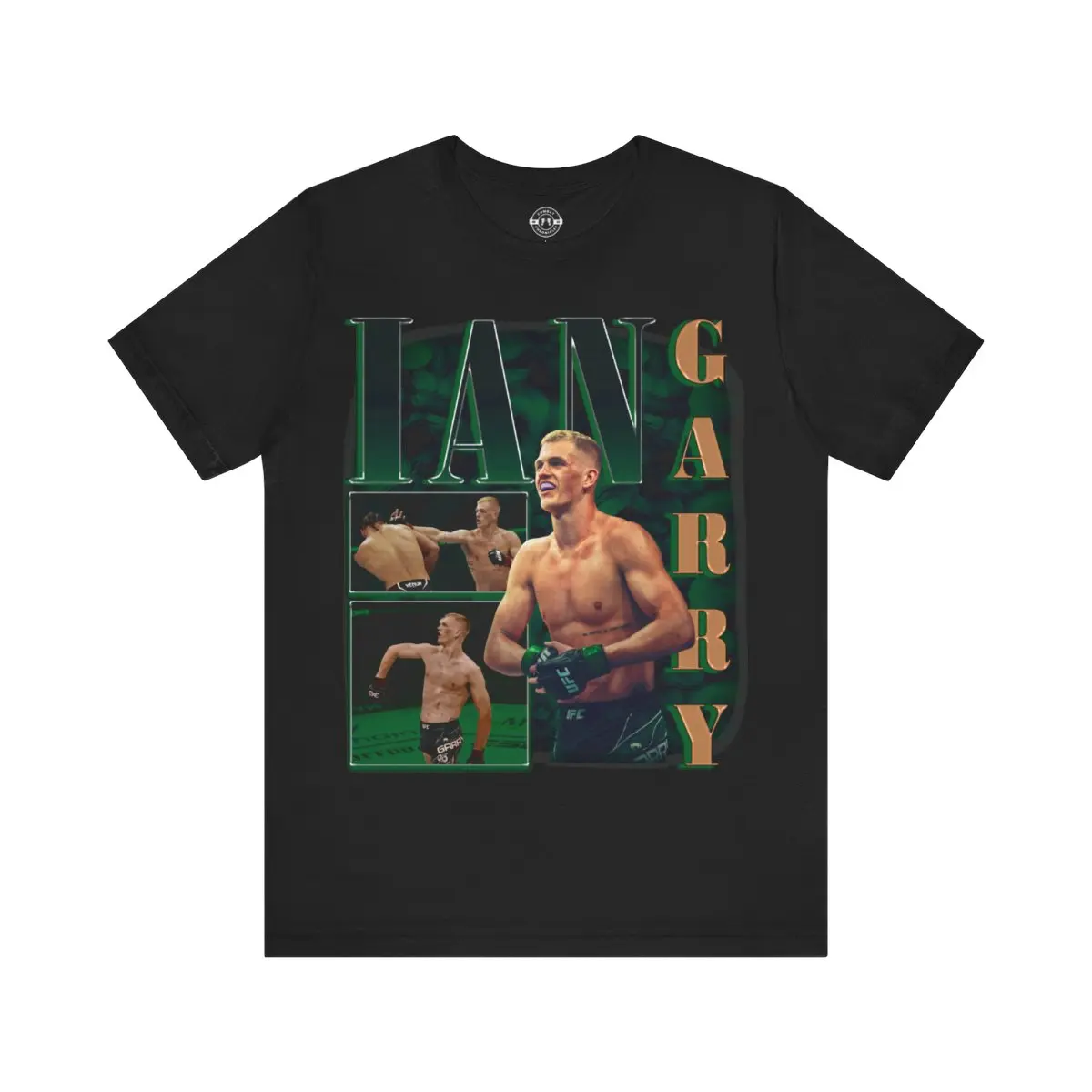 Ian Garry MMA Vintage 90s Retro Graphic Collage T-Shirt