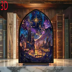 3D, Velaris City of Starlight Suncatcher Nook, Velaris Suncatcher Candle Holder, Gift Nook, The Night Court, Home Decor ( Candles not included )