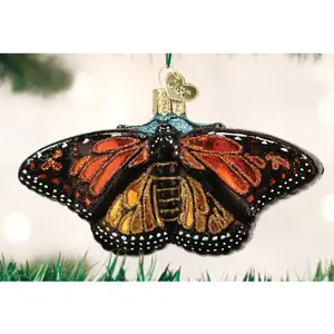 Monarch Butterfly Blown Glass Tree Ornament by Old World Christmas™