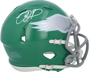 Jalen Hurts Philadelphia Eagles Autographed Kelly Green Speed Mini Helmet - Fanatics Authentic Certified