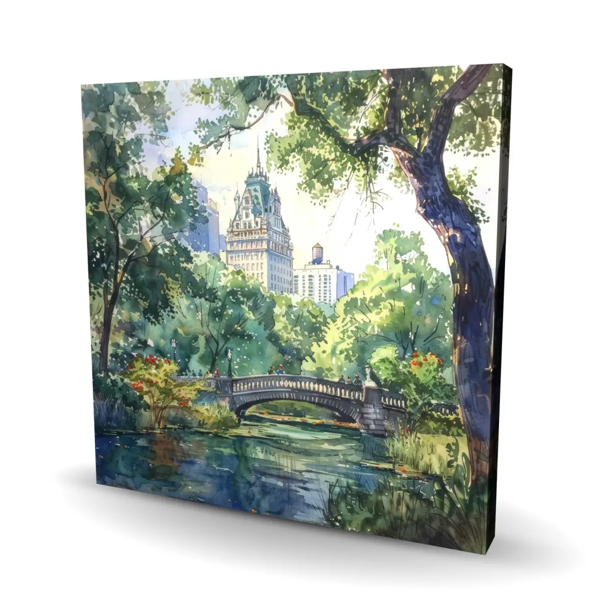 Begin Home Decor C1RC3636VTOCOS 36 x 36 in. Castle Beige Canvas - Elegant Home Decor Accent Piece
