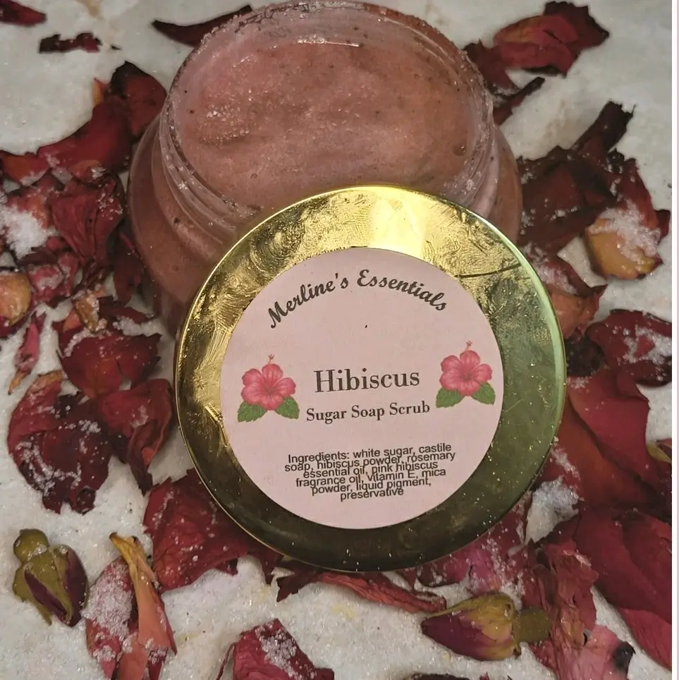 Hibiscus Sugar Scrub Soap