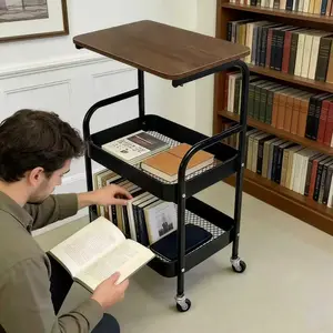 Heavy-Duty Rolling Cart with Removable Shelves – 4-Wheel Mobile Storage Rack for Office, Dorm, Bathroom, Durable Holder, Durable Reinforced Organizer, Cart with Wheels