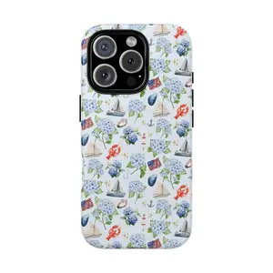 Double-Layer Shockproof Phone Case in Blue – Cute Style