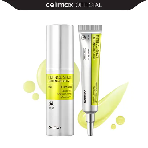 [celimax official] Deep wrinkle home treatment l retinal&retinol booster shot, pores, pore minimizer, skin renewal, uneven skin tone, yellow serum, spicules, korean skincare