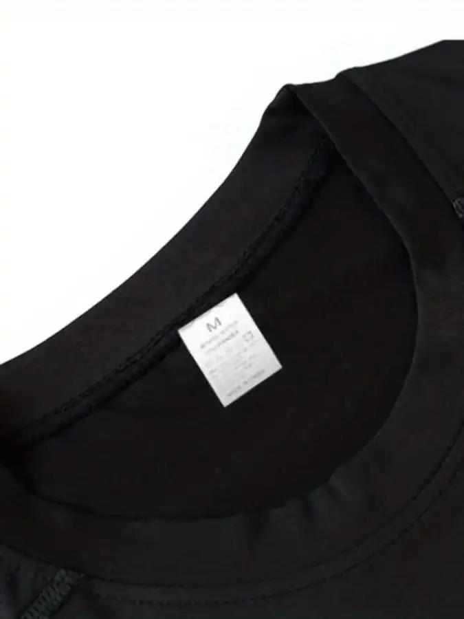 2pcs Men's Gothic Gym T-Shirts - Wing Print, Anti-Slip Seams for Intense Training, Stretch Fabric, Slim Fit, Black & White, Polyester Blend Workout Tops, Gym Tees for Fitness, Bodybuilding & Streetwear Menswear Tshirt Crewneck 2pcs Men's Gothic Gym T-Shirts - Wing Print, Anti-Slip Seams for Intense Training, Stretch Fabric, Slim Fit, Black & White, Polyester Blend Workout Tops, Gym Tees for Fitness, Bodybuilding & Streetwear Menswear Tshirt Crewneck