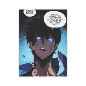 Sung Jin Woo Manga Panel Custom Photo Tile