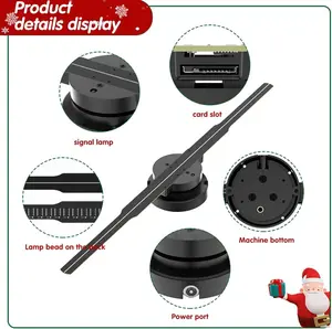 Professional 3D Holographic Fan 1024x800PX - WiFi Enabled Digital Signage for Retail & Events