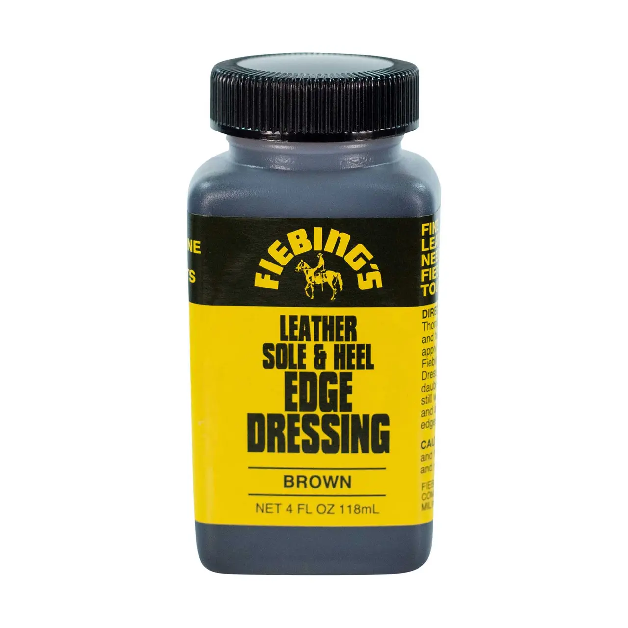 Fiebing's Leather Sole & Heel Edge Dressing (118 ml / 4 oz) Fiebing's Leather Sole & Heel Edge Dressing (118 ml / 4 oz)