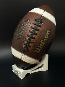 Wilson GST TDY Youth Leather Football Fully Game Prepped + Tacky Bar and Brush