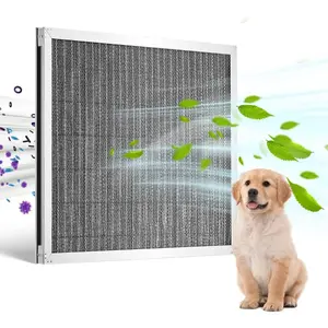 VEVOR 20x25x1 inch Electrostatic Air Filter, AC/HVAC Furnace Filter Washable Reusable Aluminum, MERV 8 Long Lifetime, Home or Office (Actual Size: 19.75x 24.65x 0.82 in)VEVOR Super Brand Day