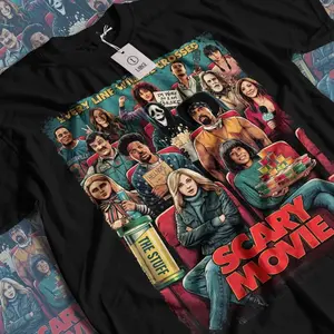 Scary Movie T-shirt: Vintage Horror Movie Unisex Graphic Tee AC4