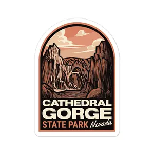 Cathedral Gorge State Park - Vinyl Sticker