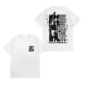 Bruce Springsteen 2026 Tour Shirt – Land Of Hope & Dreams Graphic Tee, American Tour Dates Fan Shirt, Men’s & Women’s Tops