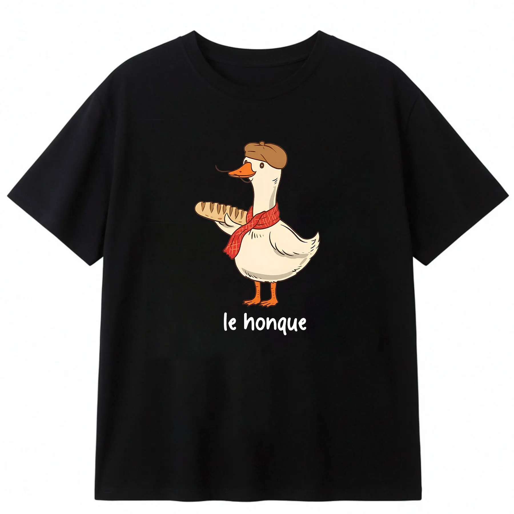 Le Honque Goose Tshirt, Funny Silly Goose  Shirt, French Goose Shirt Fit Top