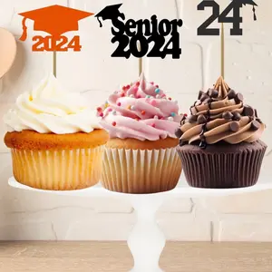 Graduation cupcake topper.