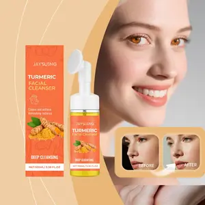 Jaysuing Turmeric Cleansing Mousse | Gentle, Mild Facial Cleanse, Refreshing Hydration All Day