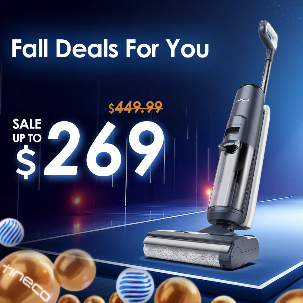 Tineco FLOOR ONE S5 Smart Cordless Wet-Dry Vacuum Cleaner and Mop for Hard Floors, Digital Display, Long Run Time, Great for Sticky Messes and Pet Hai