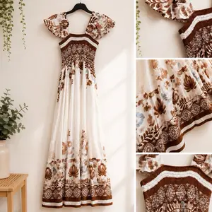 2-Pack Boho Floral Maxi Dresses – Assorted Sizes S/M & L/XL Dress