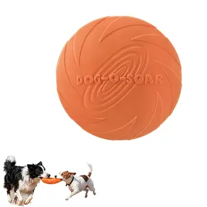 Pet Flying Disc Dog Toy Outdoor Summer Flyer for Multiple Dogs, Interactive Chew-Resistant Floatable Soft, Two Sizes for Small Medium Large Dogs