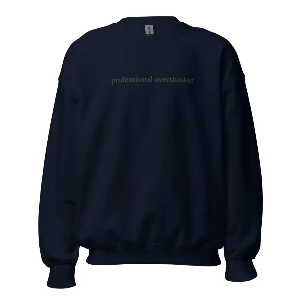 Unisex Crew Neck Sweatshirt | Gildan 18000 | professional overthinker