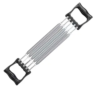 5-Level Adjustable Chest Expander up to 66 lbs | Fitness Equipment for Home Gym Steel Buckle & Electroplated Springs | workout equipment for Grip, Arm, Chest, Back Training