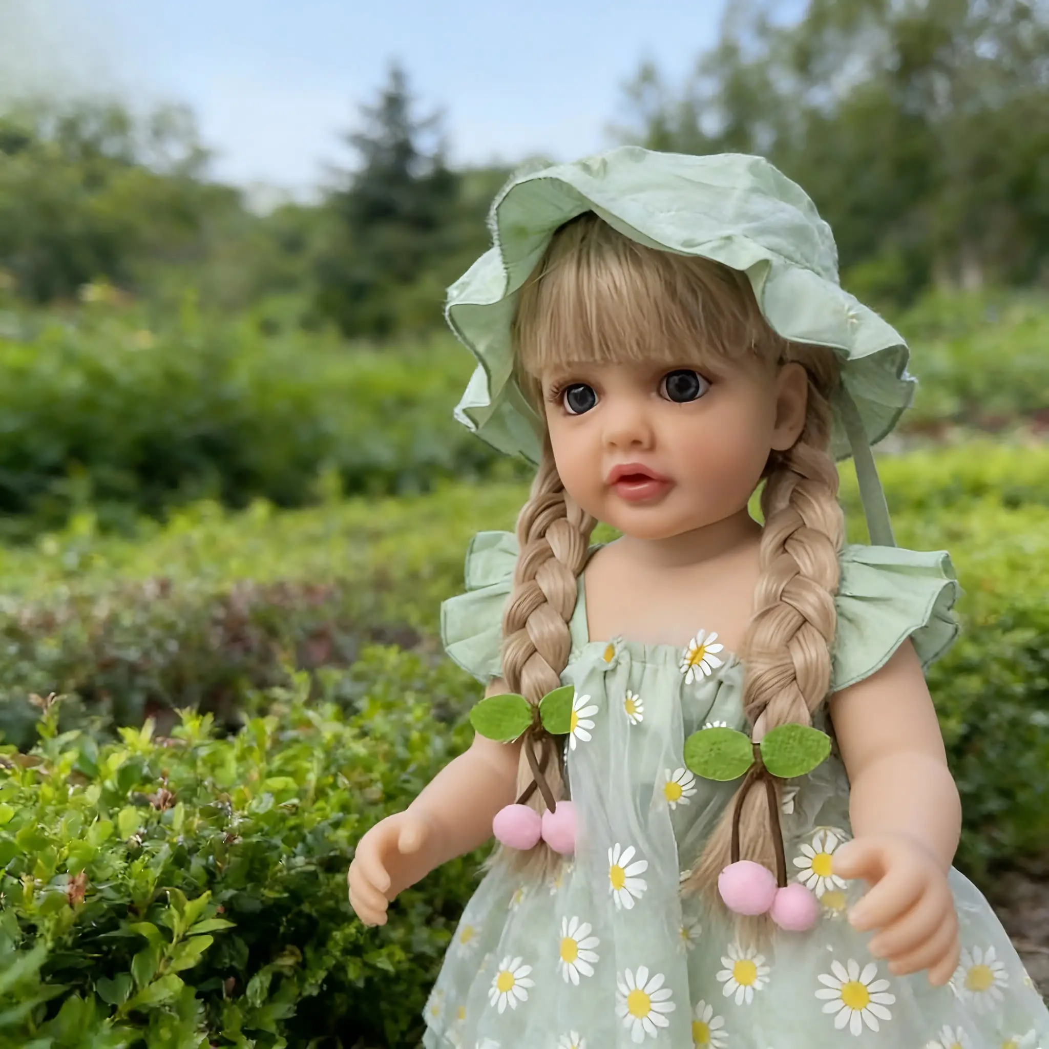Lifelike Reborn Baby Dolls 22 Inch Full vinyl body Real Life Baby Dolls For kids Age 3+ Suitable gifts for Mother's Day Valentine's Day Children's Day & Christmas