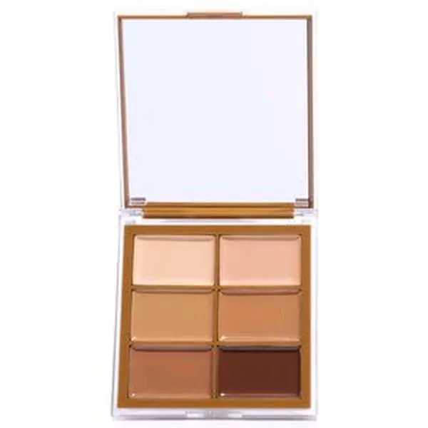 Cream Contour - Moisturizer with Six Round Shades in Elegant Packaging for Skincare