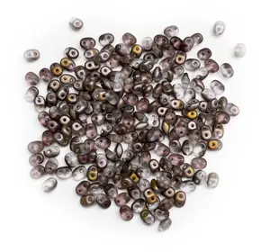 SUPERDUO 2.5X5MM CRYSTAL CAPRI GOLD MATTE, for jewelry making, custom jewelry, handmade jewelry, beaded jewelry,  beading supplies
