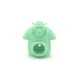 Shrek 3D Printed Food Safe Toothpaste Cap - Green, Oral Use, Lightweight Design