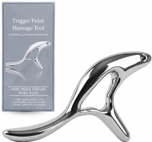 Trigger Point Massage Tool for Deep Tissue Massage & Gua Sha, HSA Muscle Scraper Tool for Full Body Pain Relief, FSA Eligible Items Thumb Saver Acupressure Tool
